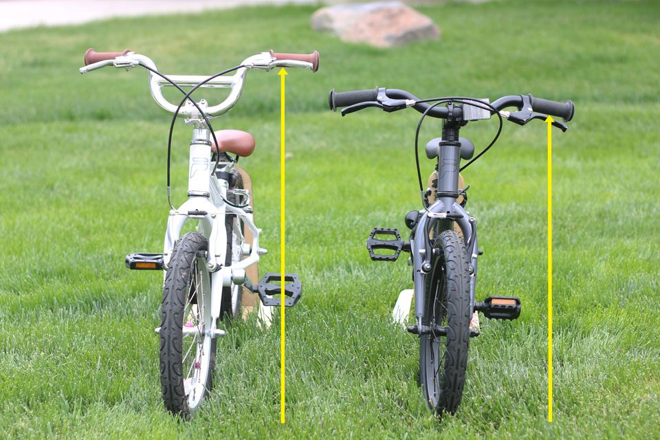 Front shot of Priority Start 16 with high and low handlebars