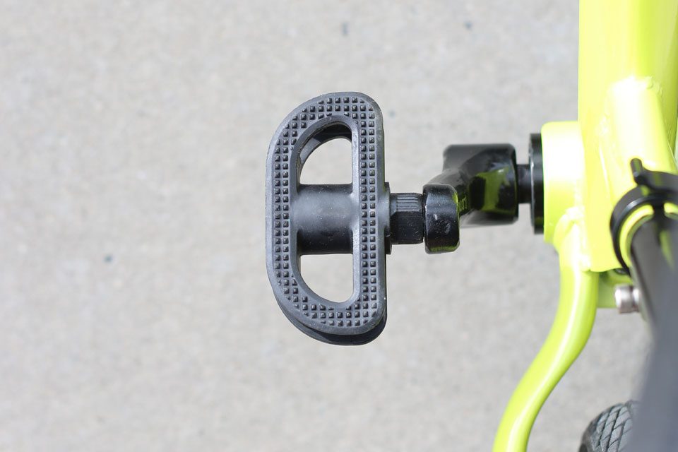 Pedals on Strider 14x are very narrow