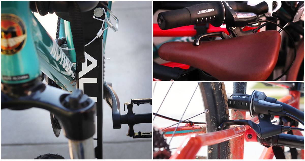 Damage that could occur to bikes when using a Allen Bike Carrier Hanging Hitch rack,