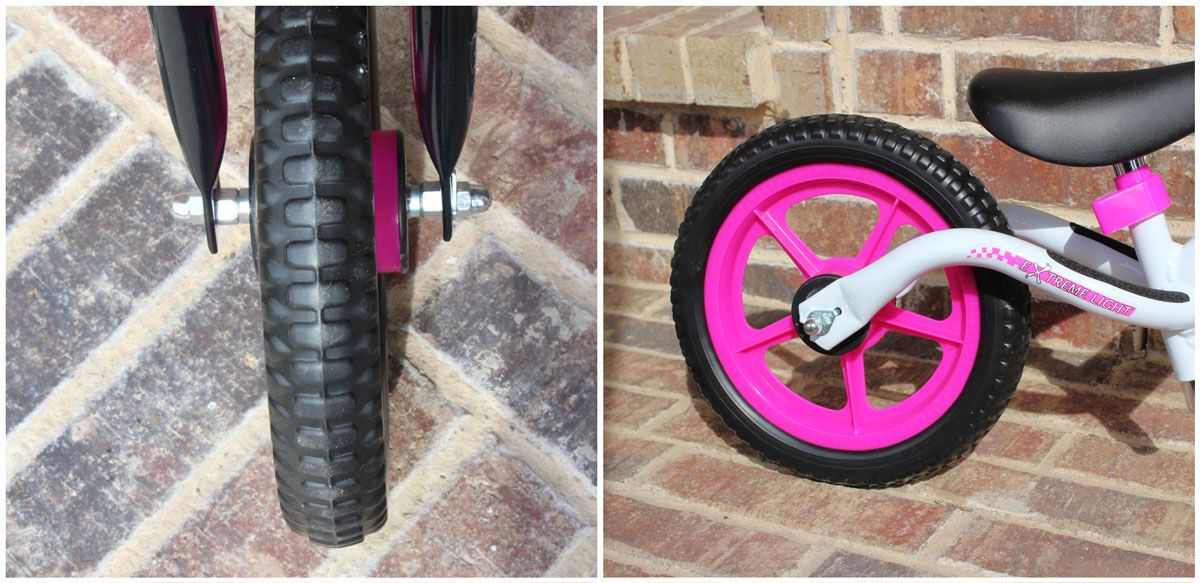 12 inch foam tires on Bixe Balance Bike