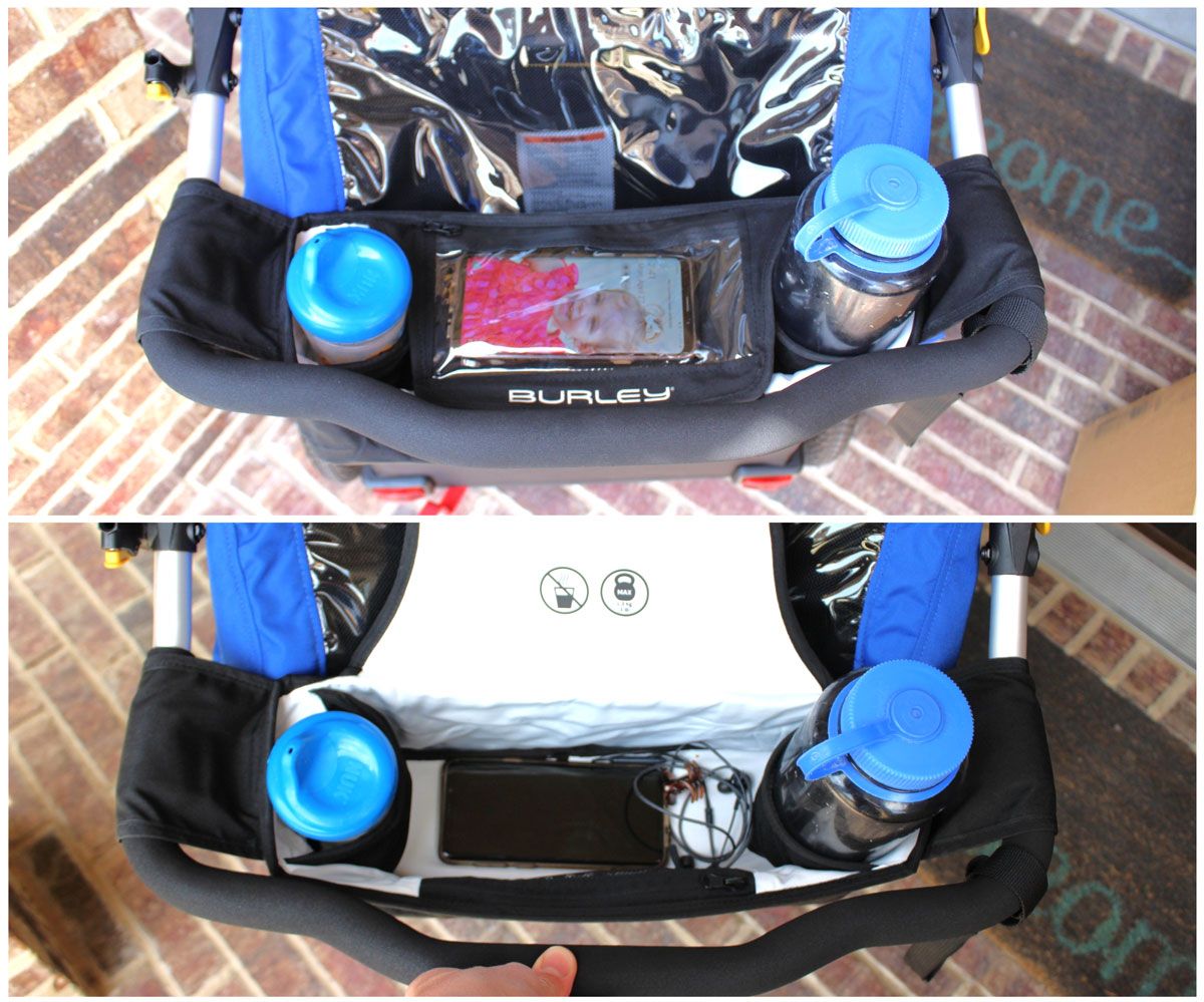 Burley D lite bike trailer handlebar console