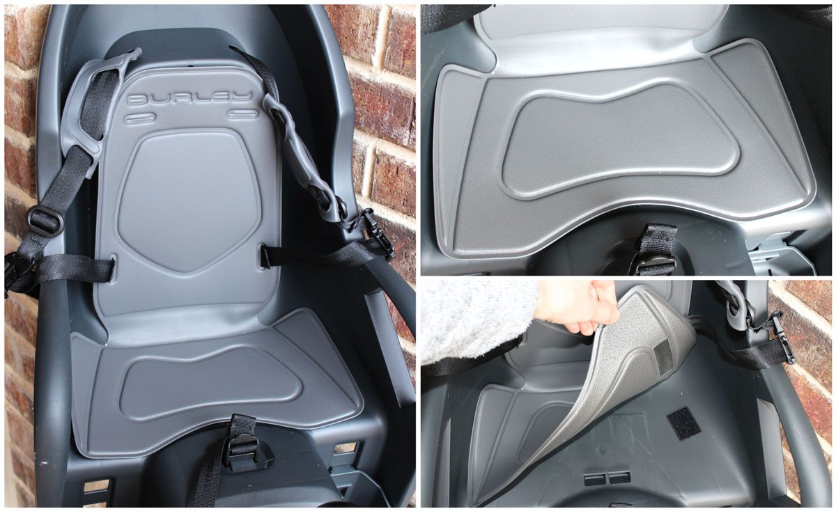Burley Dash child bike seat padding