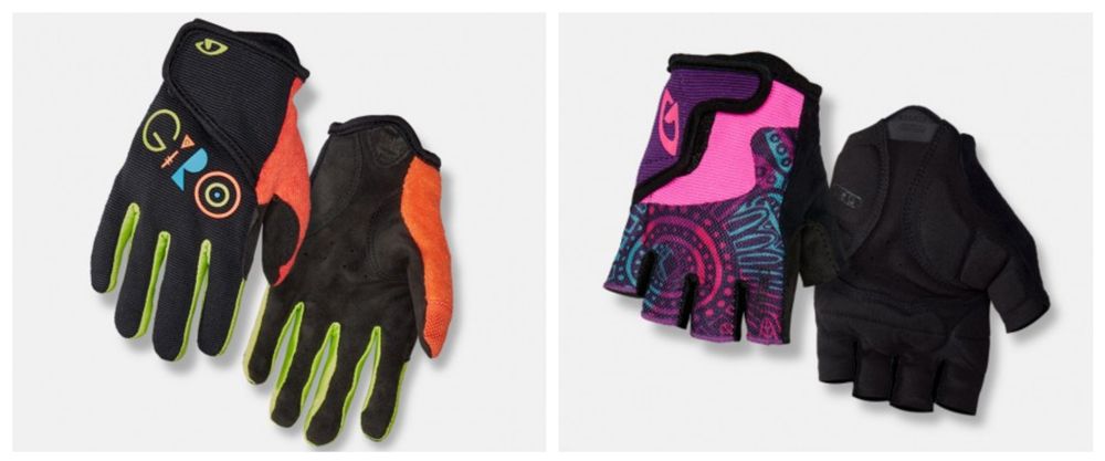 Giro DND Jr and Youth Bravo kids biking gloves