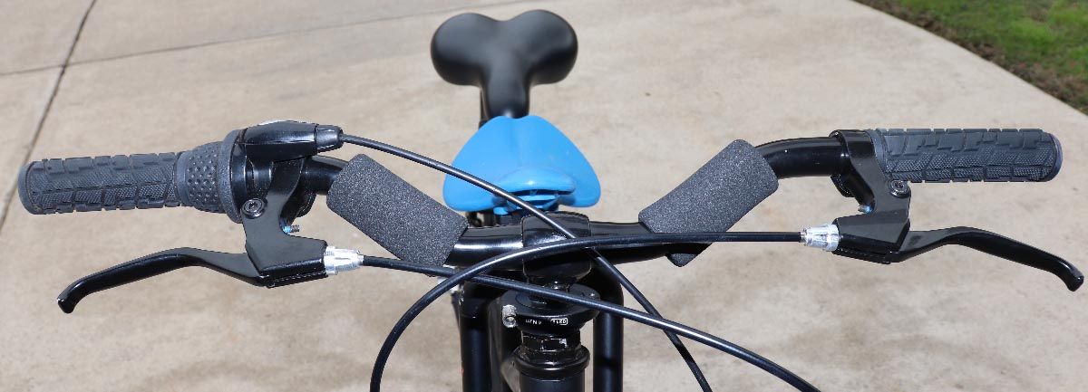 Mac Ride bike seat Hand Grips Kid holds on to handlebars