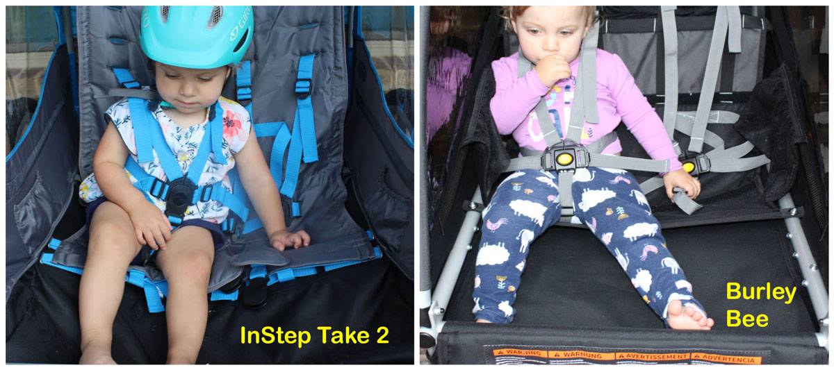 Instep Take 2 hammock style seat vs Burley Bee's hammock style seat