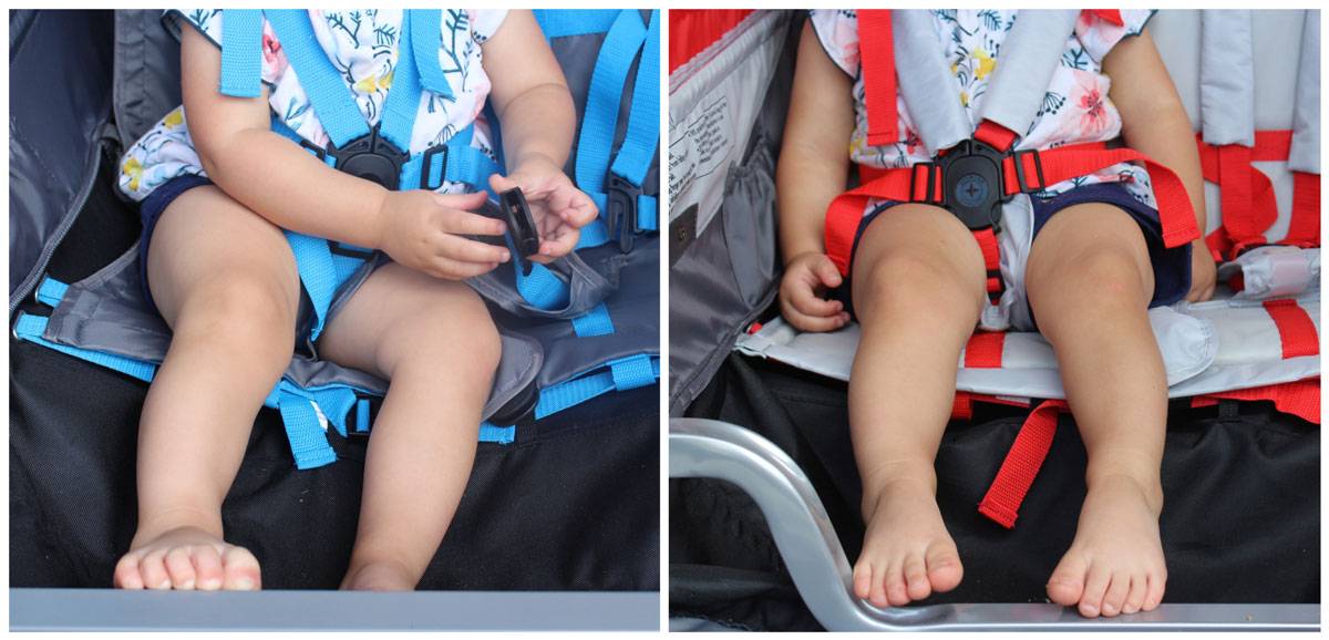 InStep Take 2's hammock seat vs Schwinn trailblazer's bench style seat