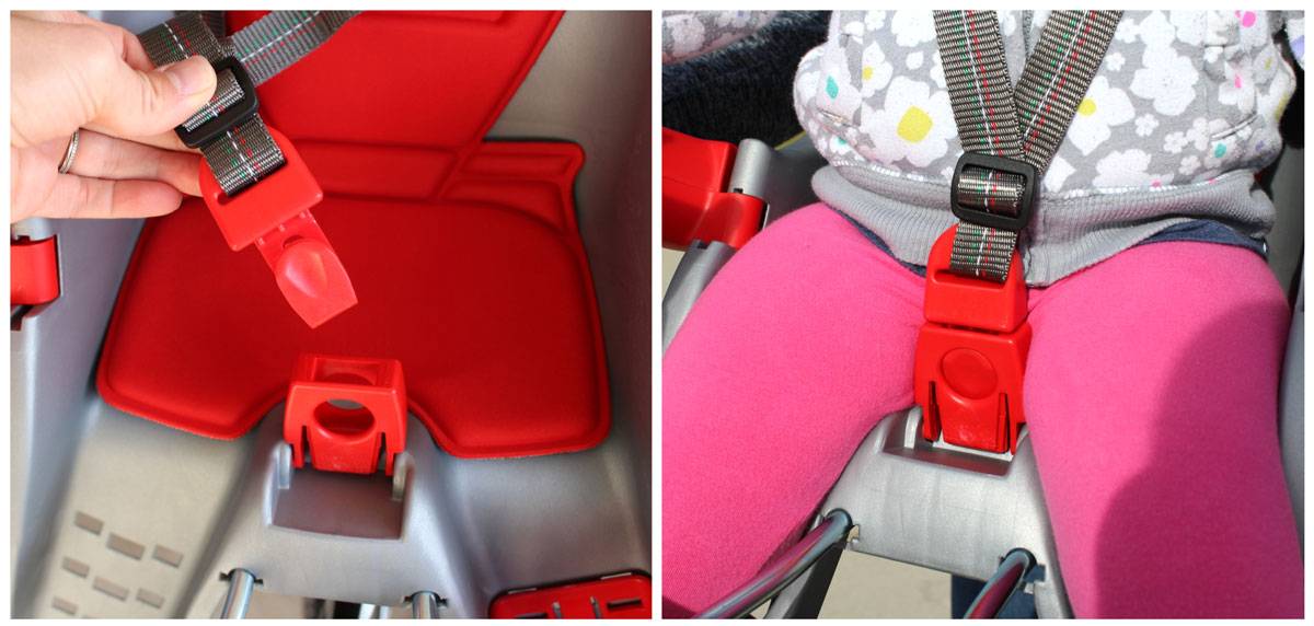 Peg Perego Orion child bike seat buckle