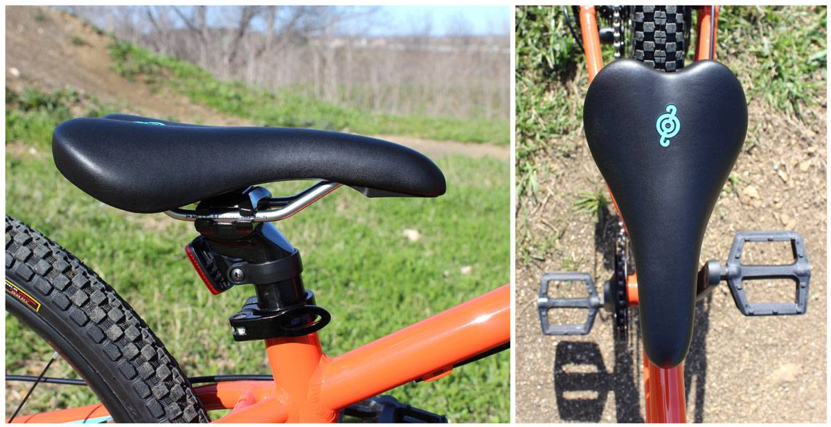 Padded saddle on Pello Reyes