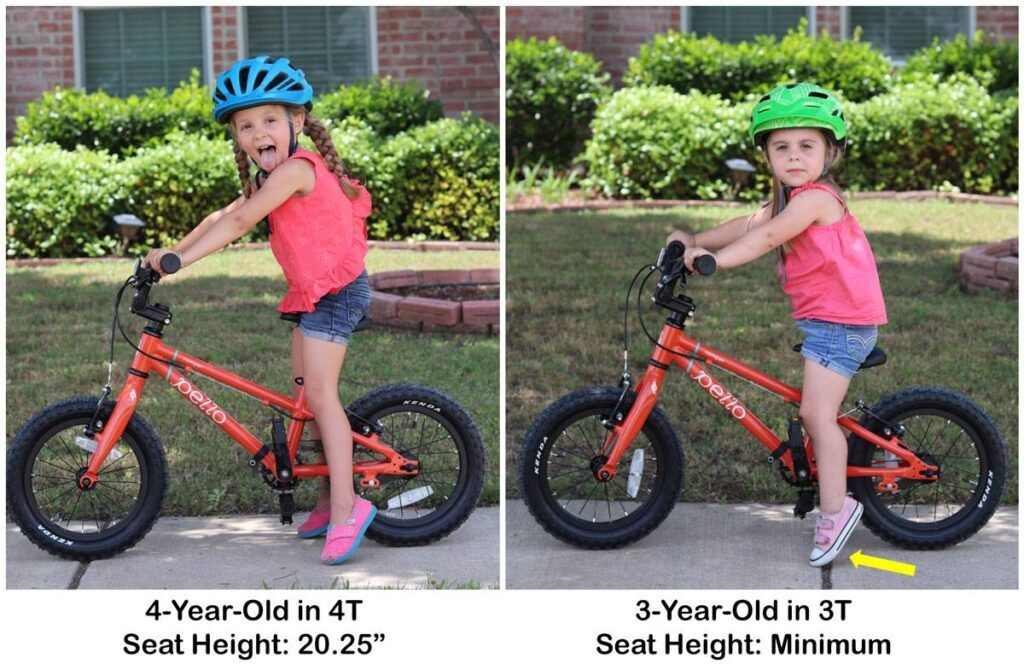 a 4 and a 3 year old girl standing over the Pello Romper to show difference in sizing