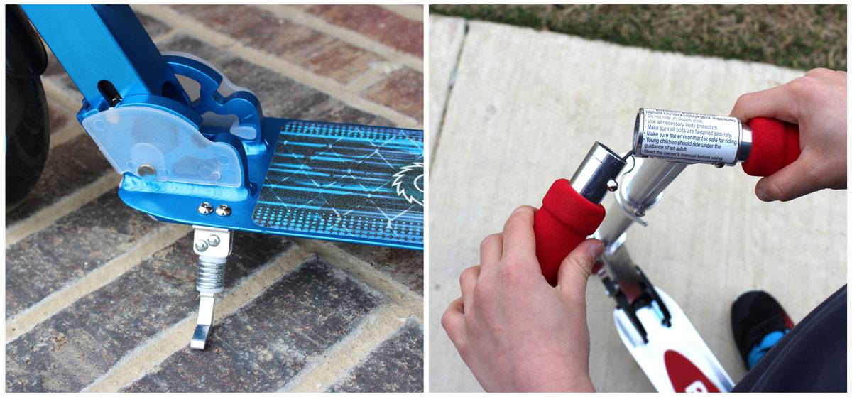 Kickstand on Razor A5 lux scooters