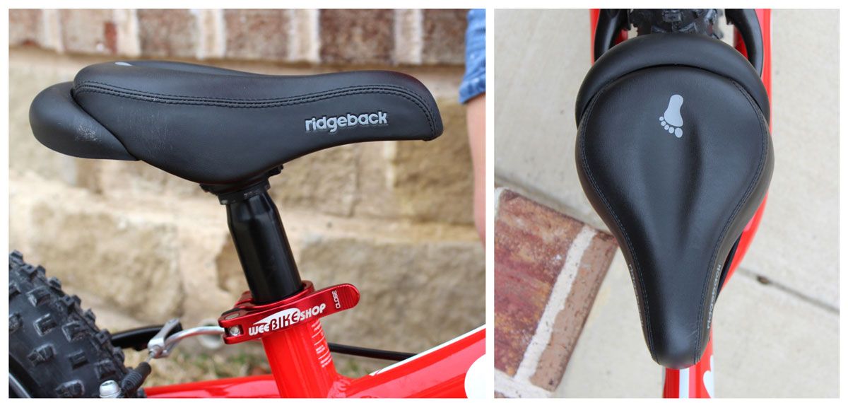 Soft saddle on Ridgeback Scoot and Ridgeback Scoot XL