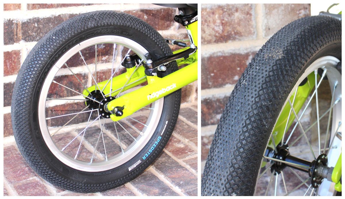 Vee Tire Speedster tires on Ridgeback Scoot XL balance bike