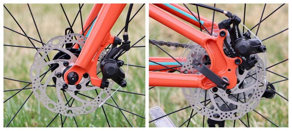 Mechanical disc brakes on Pello Rover