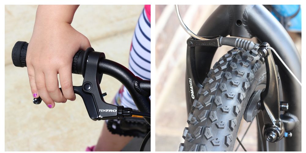 Spawn Yogi's short-reach break levers and v-pull brakes