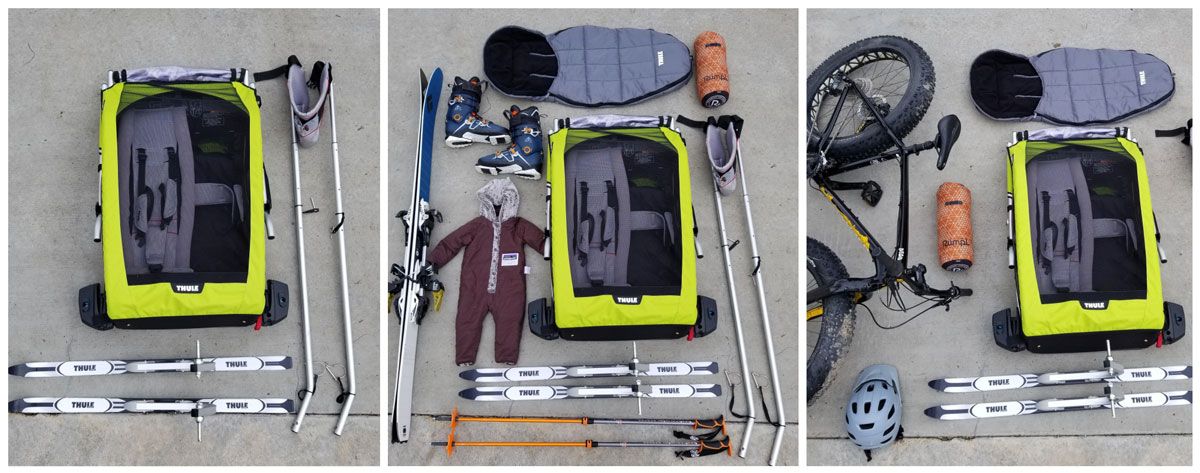 All the gear you'll need to use while cross country skiing with baby.