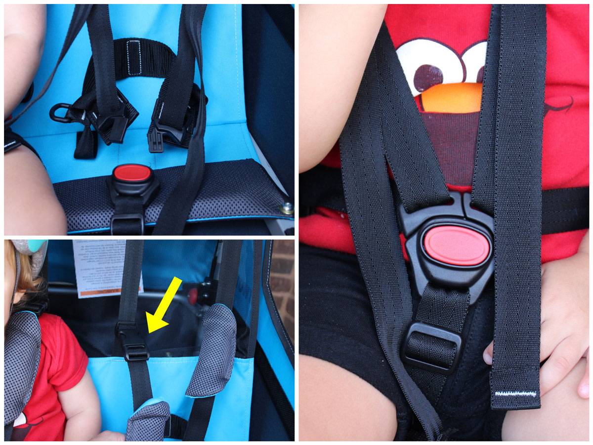 buckle on the thule xt coaster bike trailer