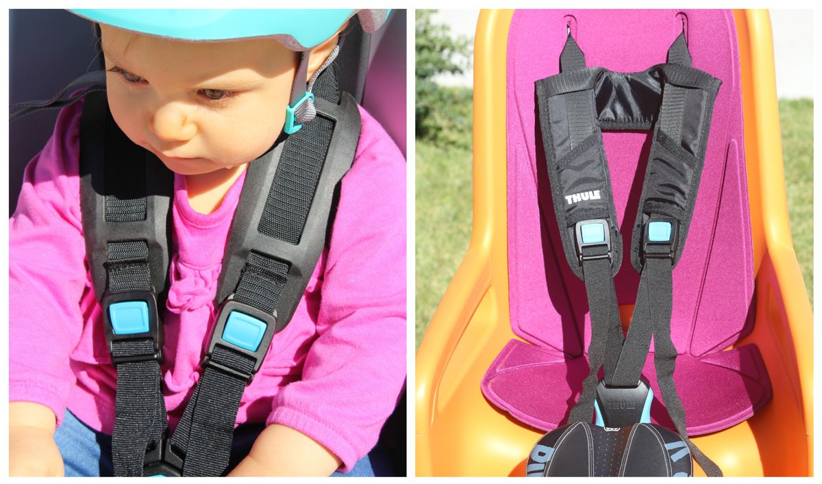 Shoudler straps of Thule RideAlong Lite versus the original Thule RideAlong.