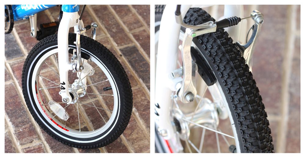 Kenda tires with WOOM SOOPA DOOPA HOOPS rims on the WOOM 2.