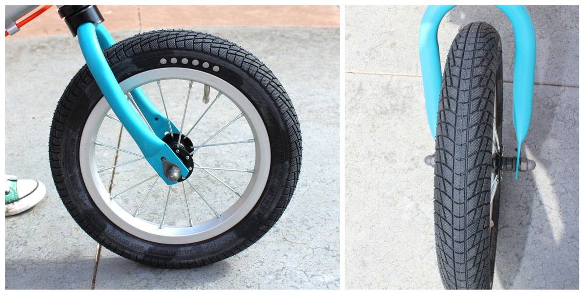 Kenda Kontact tires on Yedoo Too Too balance bike