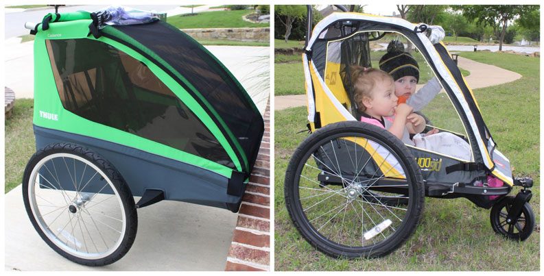 UV windows on Thule Cadence vs non-UV window on Allen Sports trailer