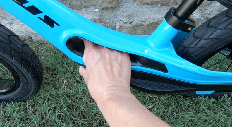 Frame handle on Vitus Smoothy balance bike
