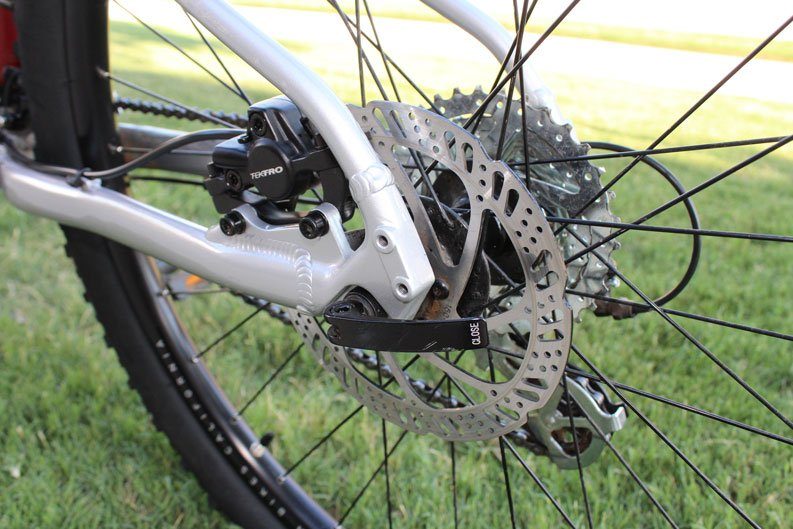 Hydraulic disc brake on Marin Wildcat Trail 3