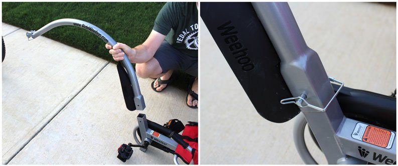 Attaching Weehoo Turbo tow arm to Weehoo Turbo