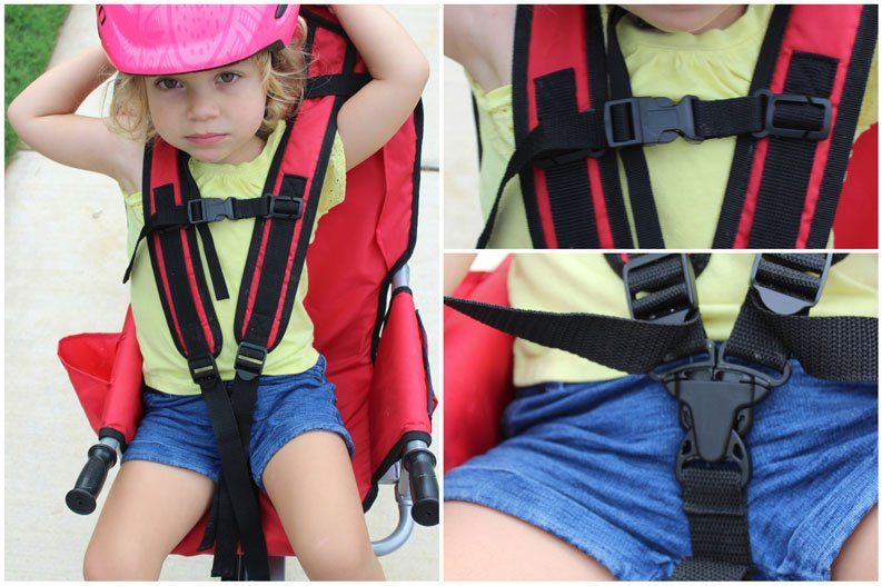 Harness system on Weehoo Turbo trailer cycle