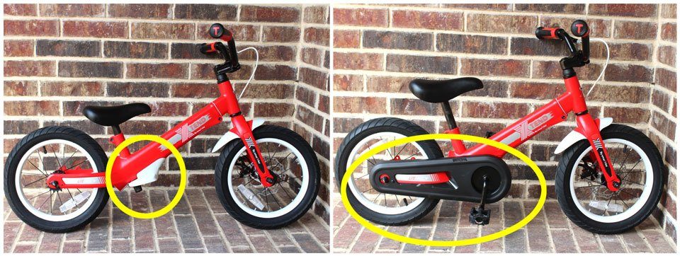 Smart Trike XTend as a balance bike, then as a small pedal bike