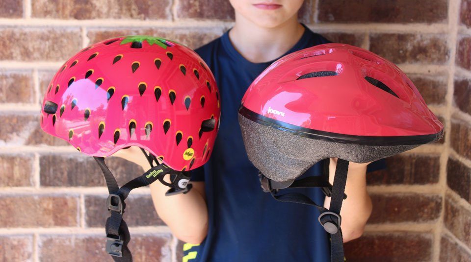 Nutcase Baby Nutty and Joovy Noddle side by side