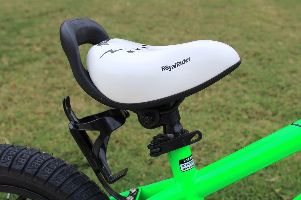 Thick saddle on Royalbaby bike