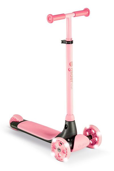 Y Glider Kiwi 3 wheel scooter in pink
