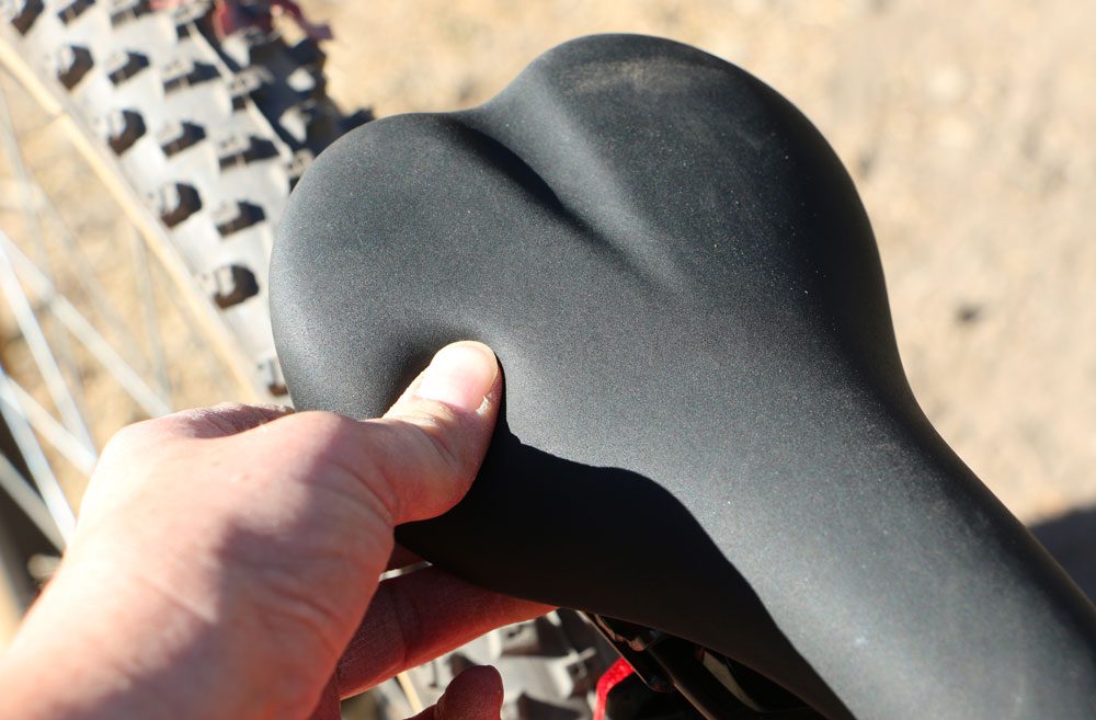 Very padded saddle on Vitus Plus 24 inch kids bike