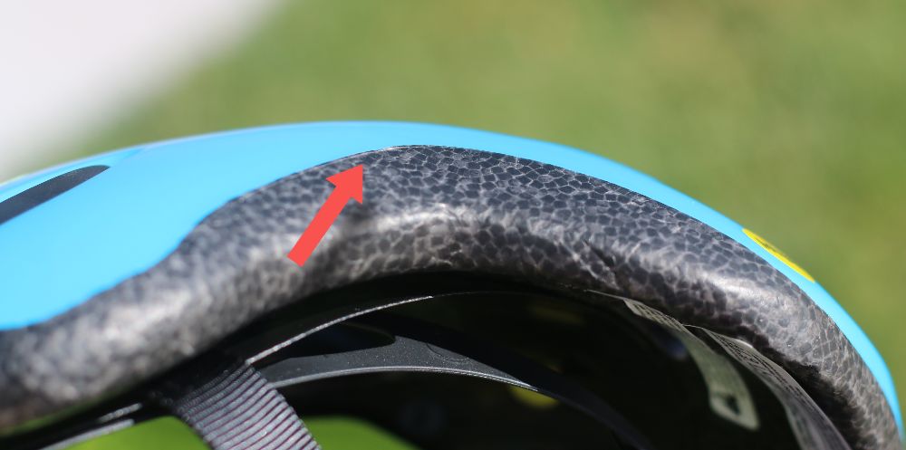 image showing the fused outer shell of the giro scamp helmet