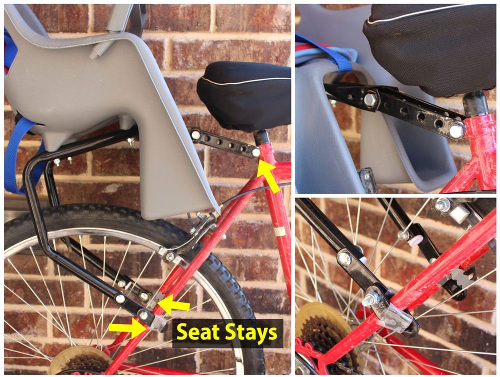 Side shot of Bell Cocoon 300, showing mounting points on bike.