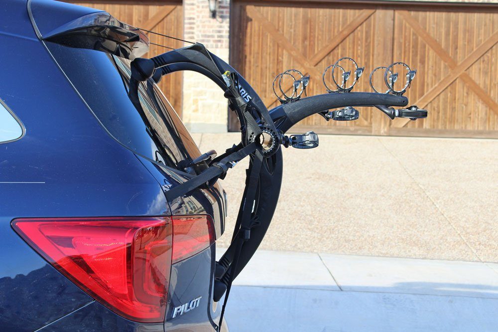 Saris Bones EX from the side, showing arced arms