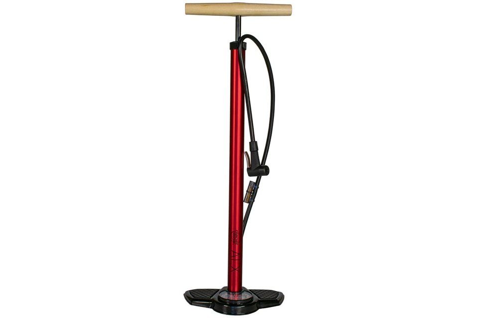 stock image of a red planet bike ALX bike pump