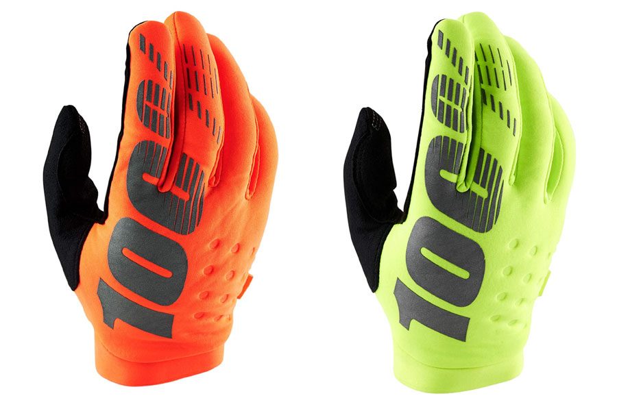 100% Brisker cold weather kids bike gloves