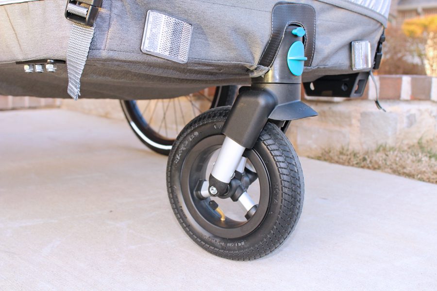 Single pneumatic air tire on the Sportrex 2
