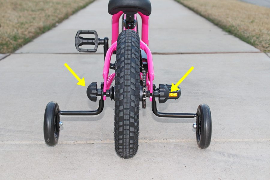 Training wheels and knobs on Specialized Riprock 12