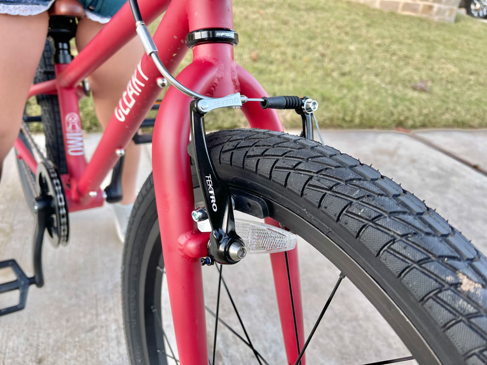 front brake caliper on Cleary Owl