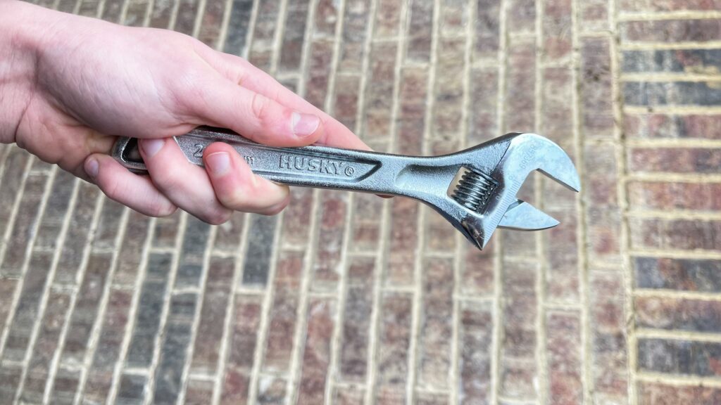 Wrench used to remove pedals on a bike