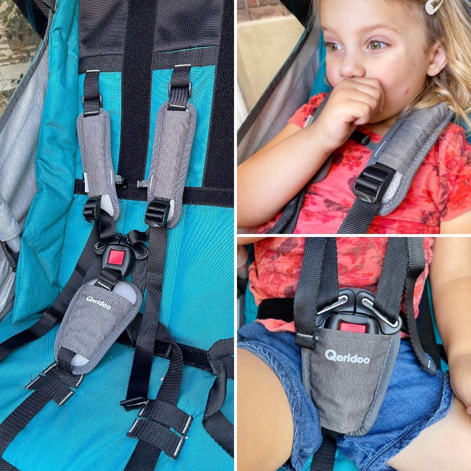 5 point harness in the Qeridoo Speedkid 2