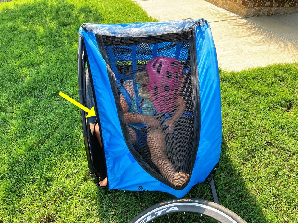 Schwinn shuttle front cover easily comes off the frame