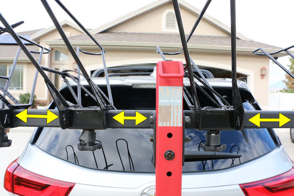 image showing how the baskets on the alta can shift left to right