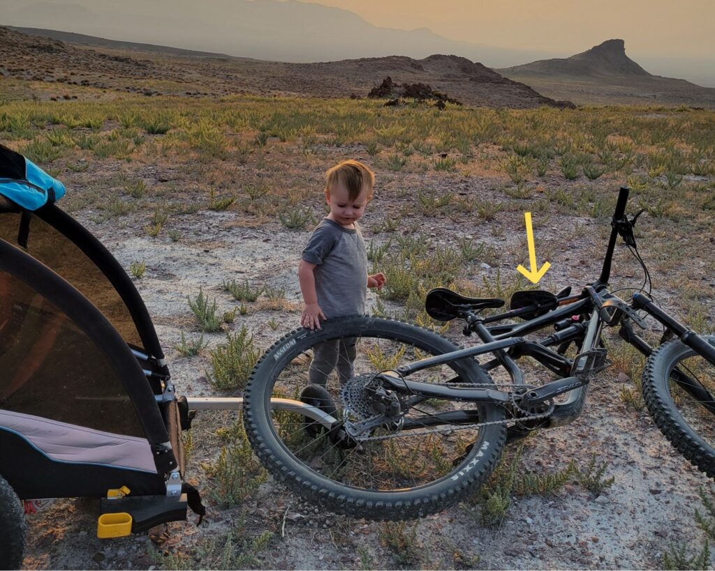 Mac Ride on a bikepacking trip