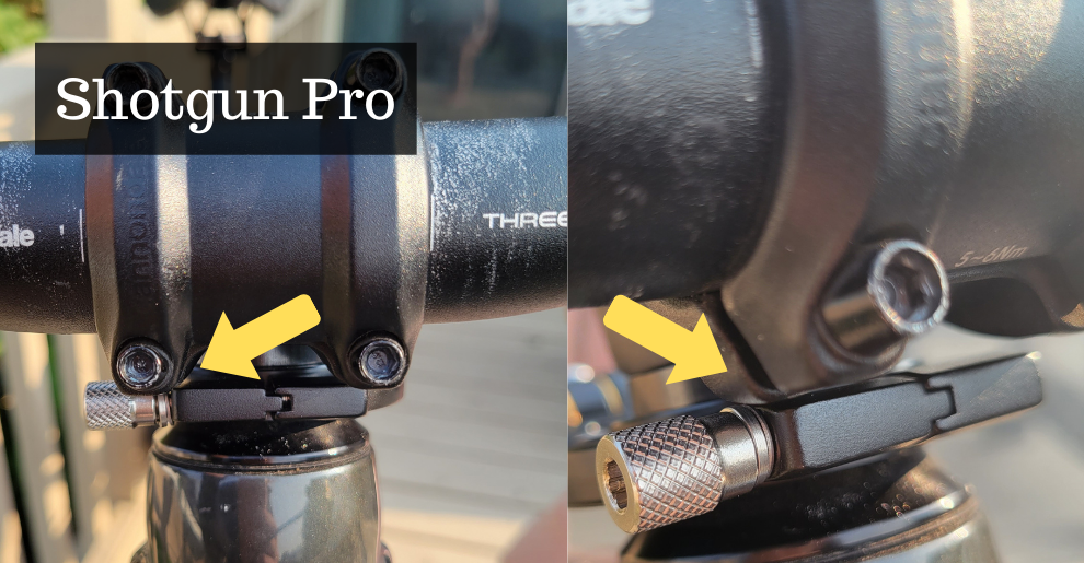 Shotgun Pro seat clearance on slammed stems