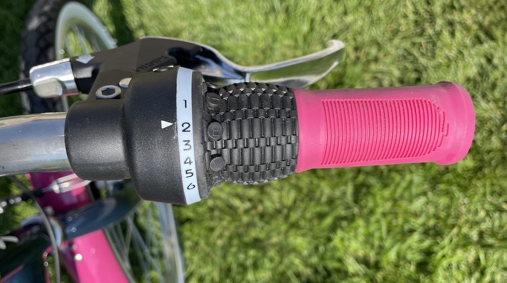 microshift 6 speed grip shifter on the decathlon btwin Original 500