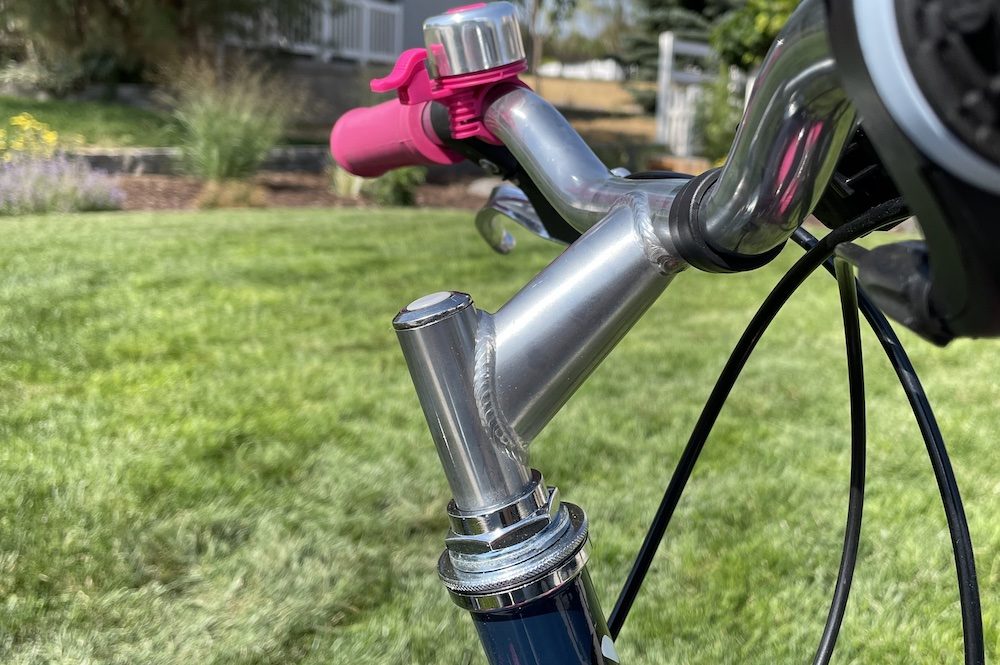 threaded headset on the btwin original 500 kids bike