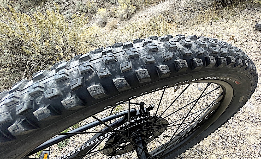 Ground Clearance tires on the Specialzed Riprock